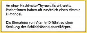 Betroffene haben häufig einen behandlungsbedürftigen Vitamin-D-Mangel. Vitamin D könnte nicht nur ein Begleitproblem, sondern ein möglicher Risikofaktor für den Krankheitsverlauf sein